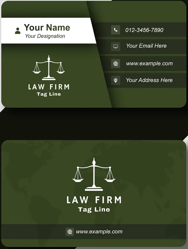 Law Firm Business Card 191
