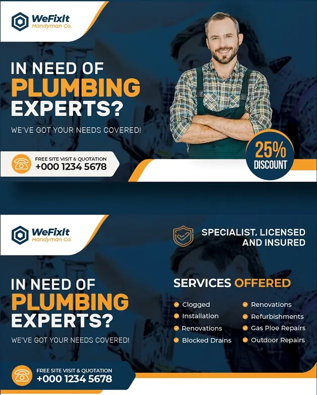 Plumbing Business Card 111