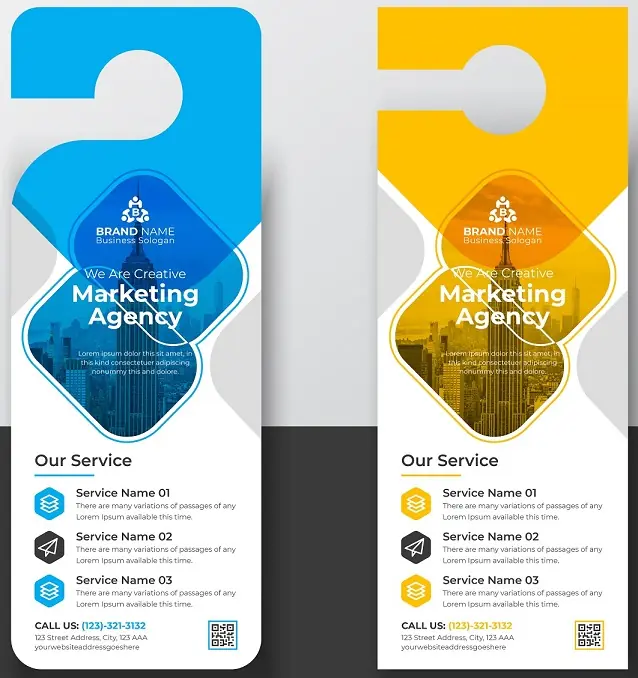 Finance Door Hanger 230