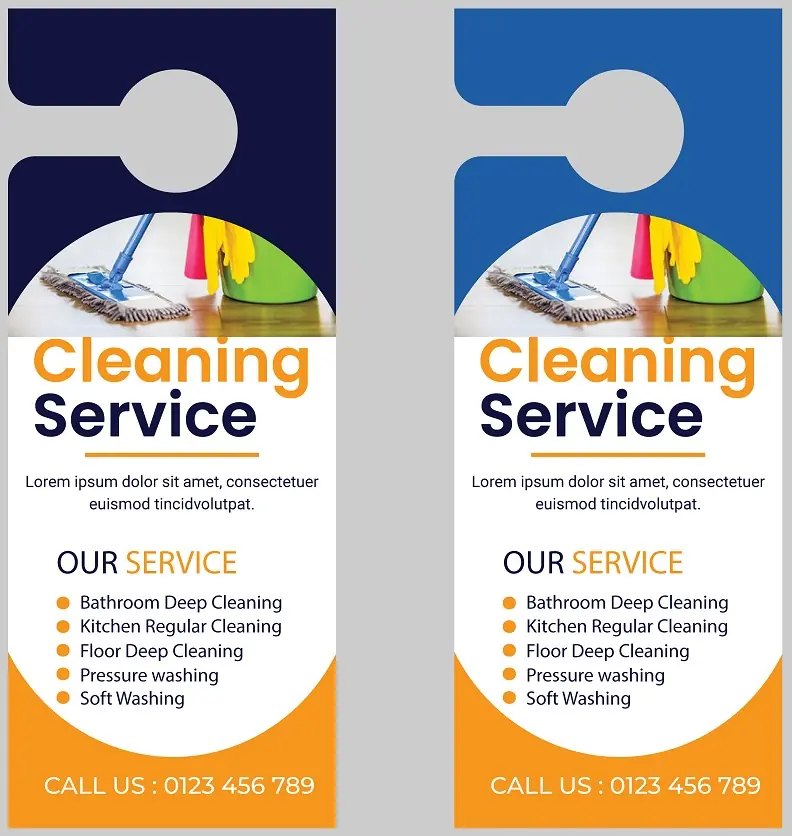 Cleaners Door Hanger 101