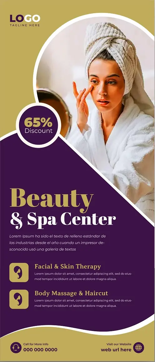 Salons & Spas Door Hanger 291