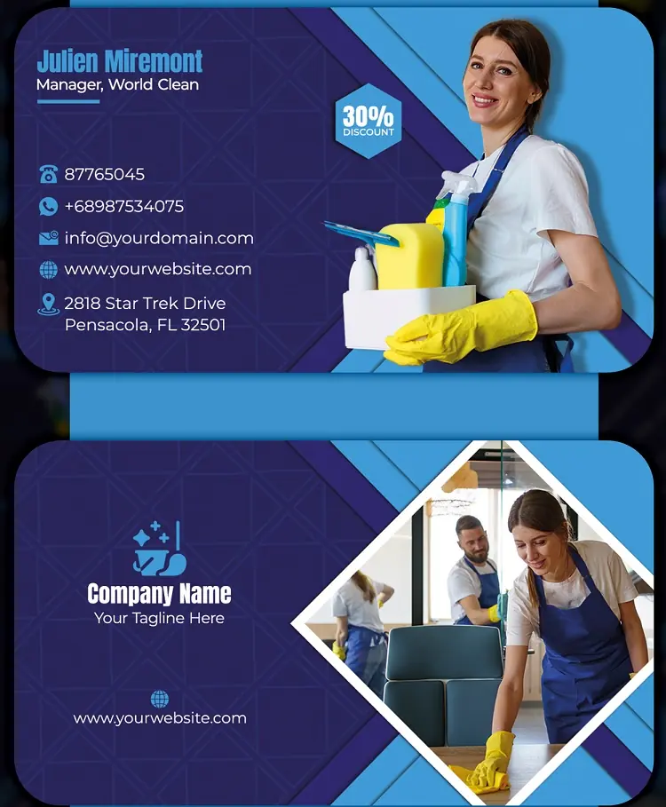 Cleaners Business Cards 231