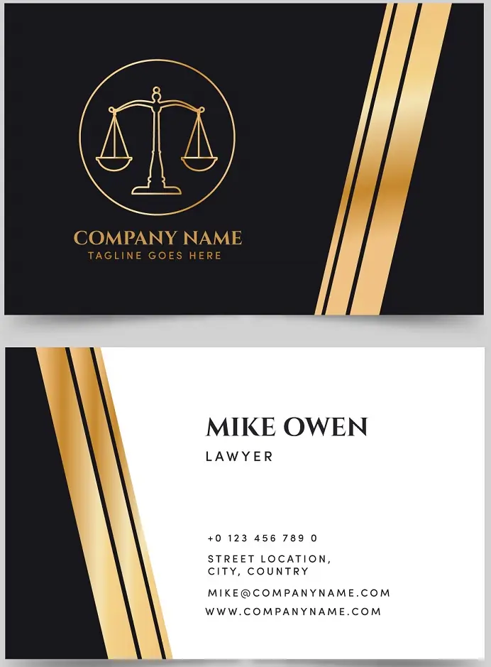 Law Firm Business Card 261