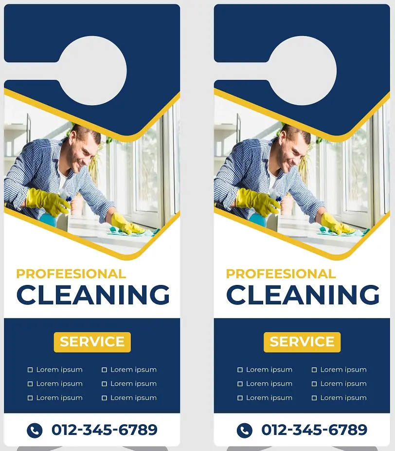 Cleaners Door Hanger 301