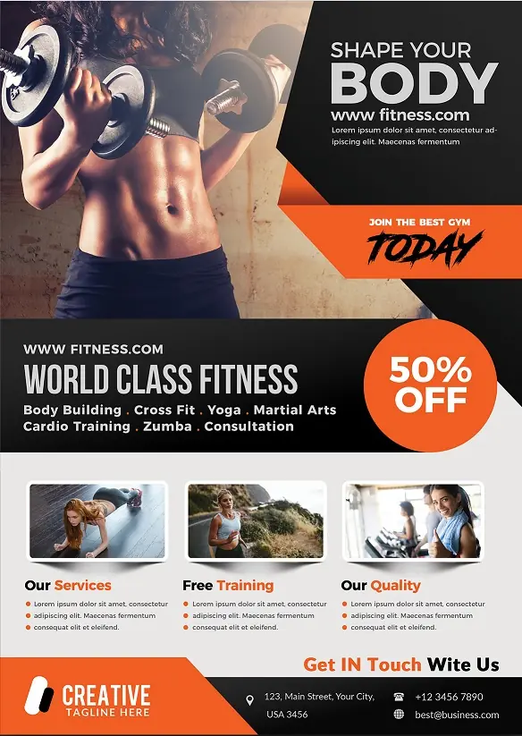 Fitness & Gym Flyer 221