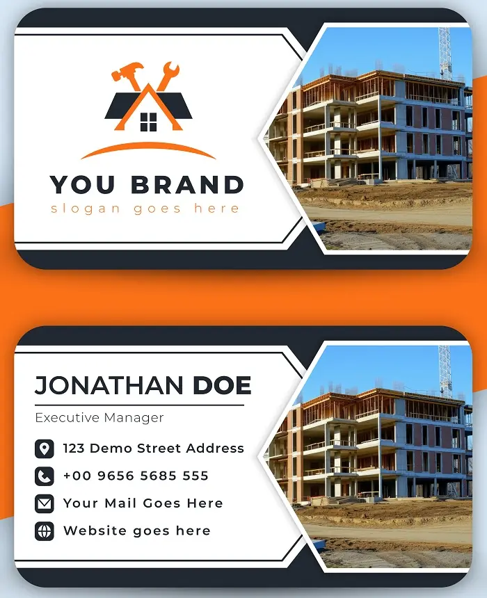 Construction Business Card 101