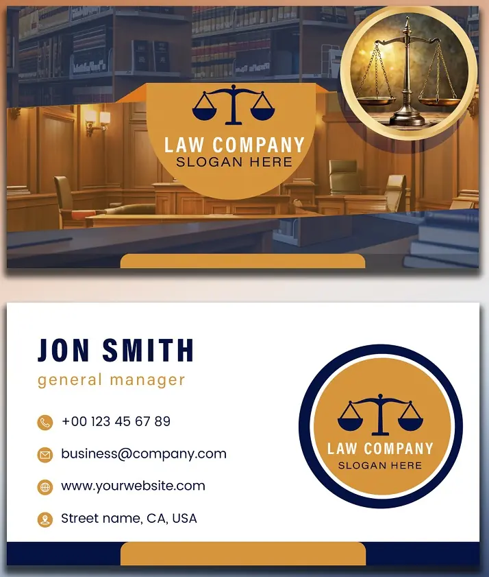 Law Firm Business Card 161