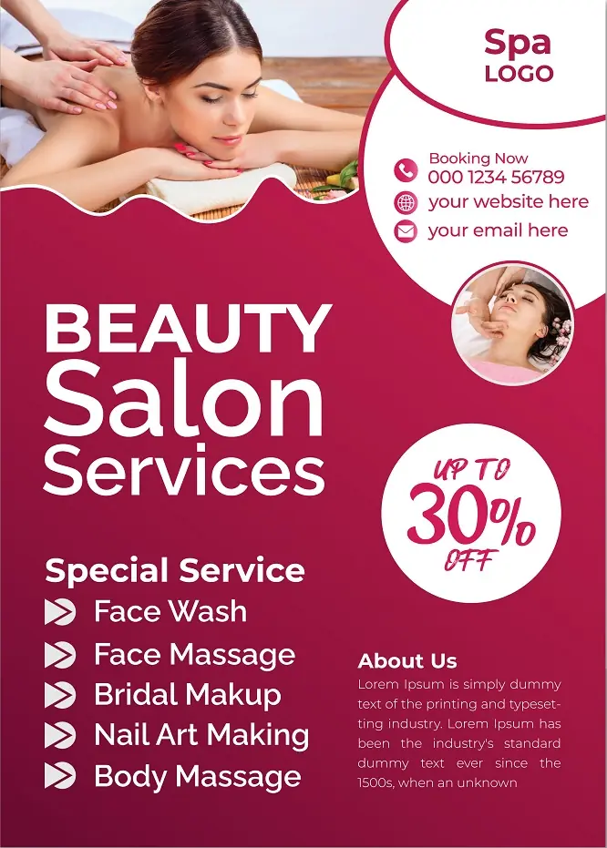 Salons & Spas Flyer 190