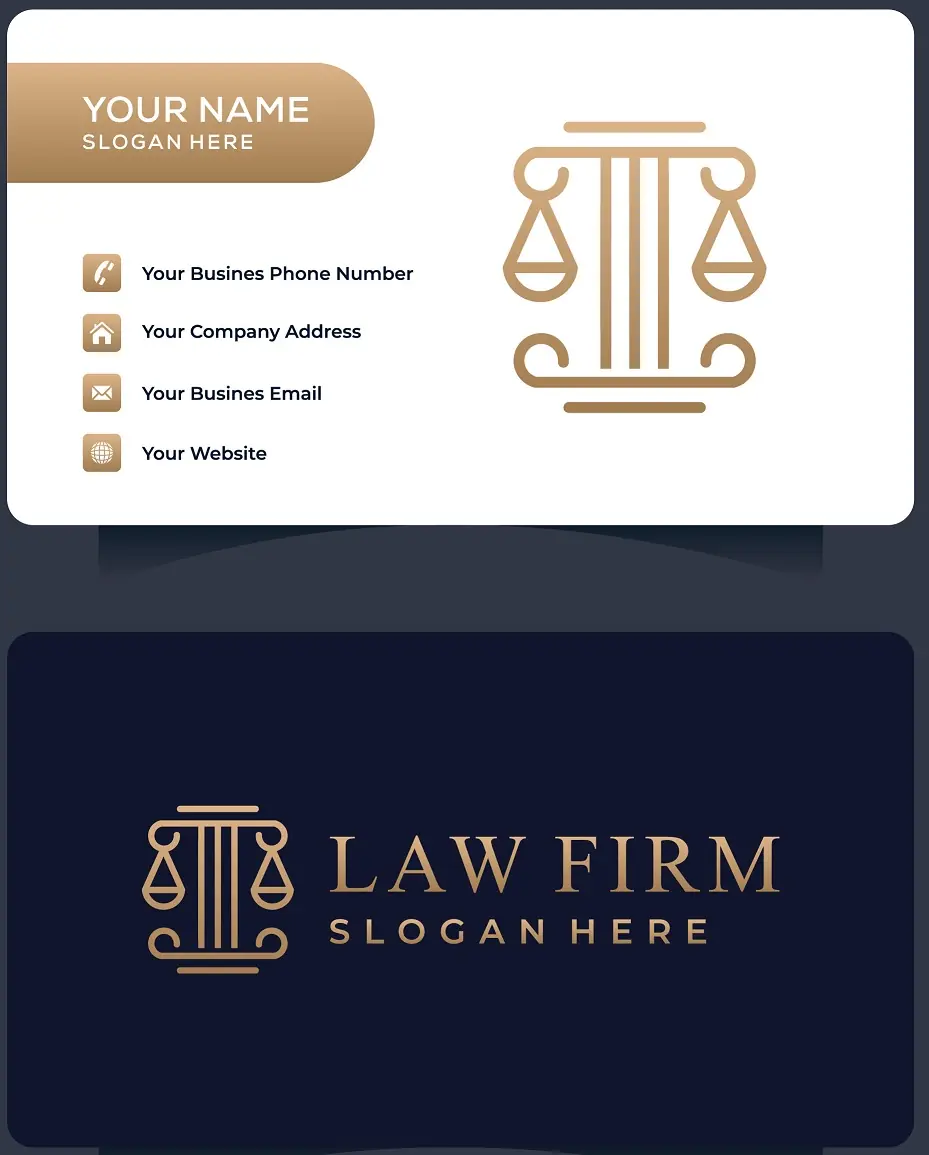 Law Firm Business Card 303