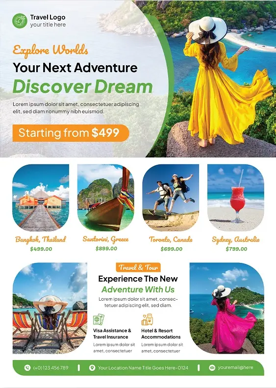 Travel & Tours Flyer 341