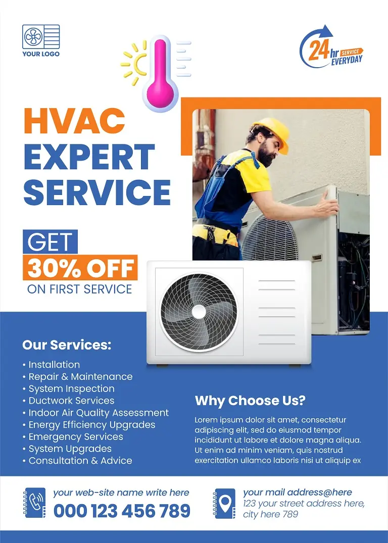 Heating & Air Conditioning Flyer 161