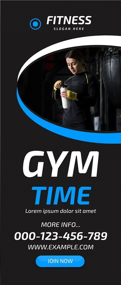 Fitness & Gym Door Hanger 261