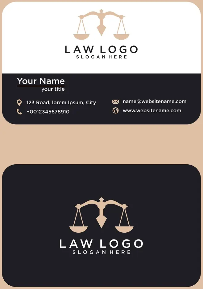 Law Firm Business Card 301
