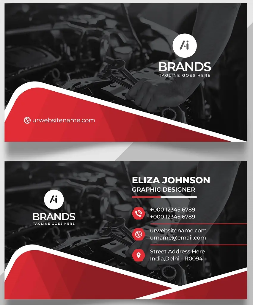 Automotive Business Card 101