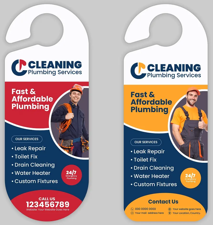 Cleaners Door Hanger 111