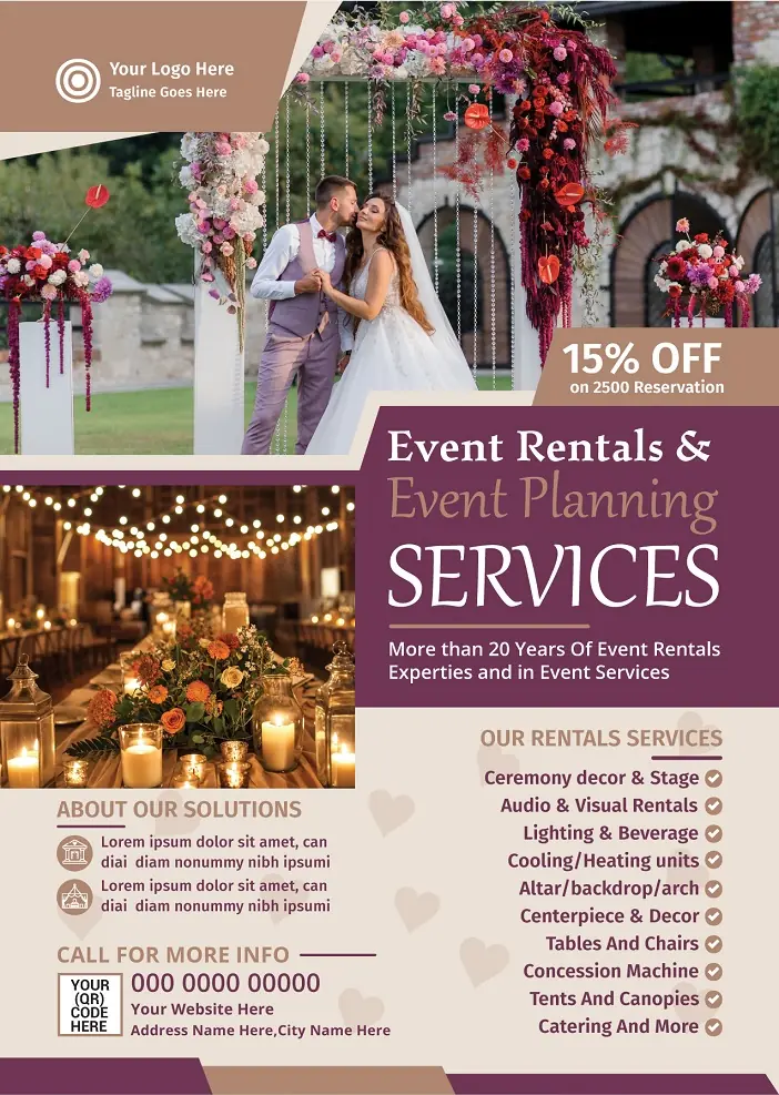 Wedding Planner Flyers 141